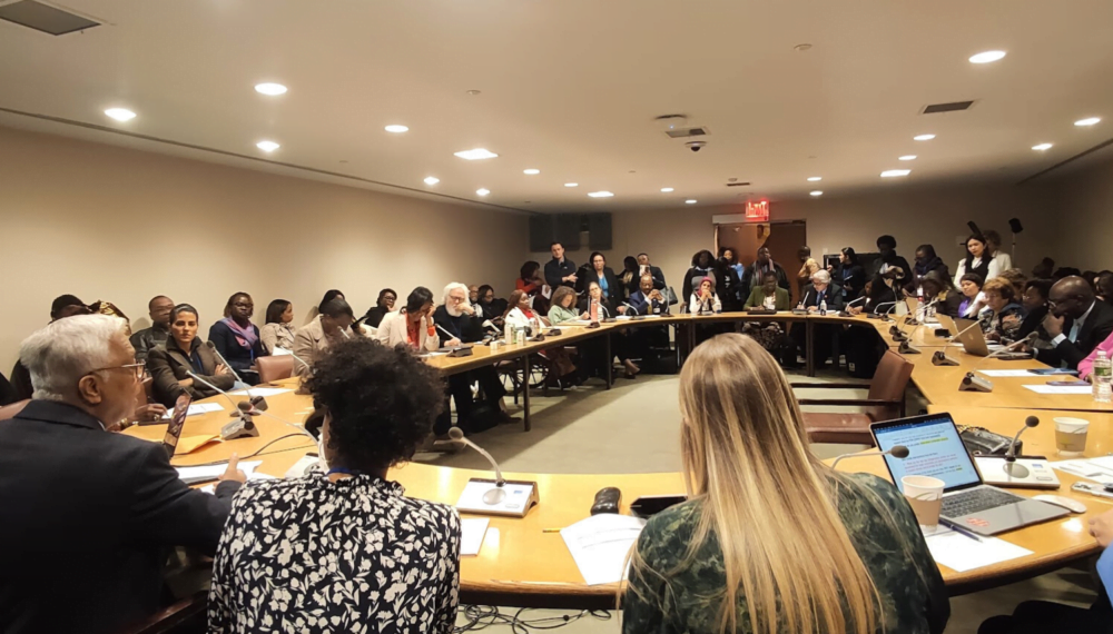 Sian Hawkins at the 67th Commission on the Status of Women