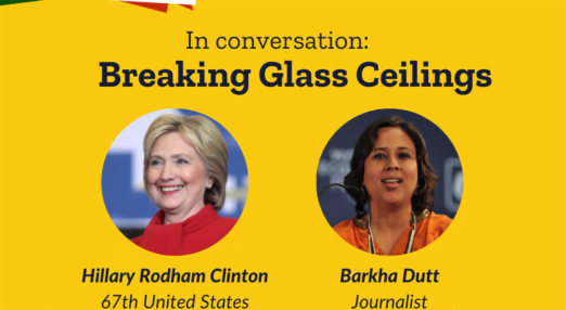 WEMB Hillary Clinton Barkha Dutt in Conversation Tile